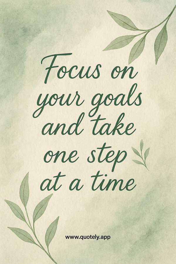 Focus Quotes