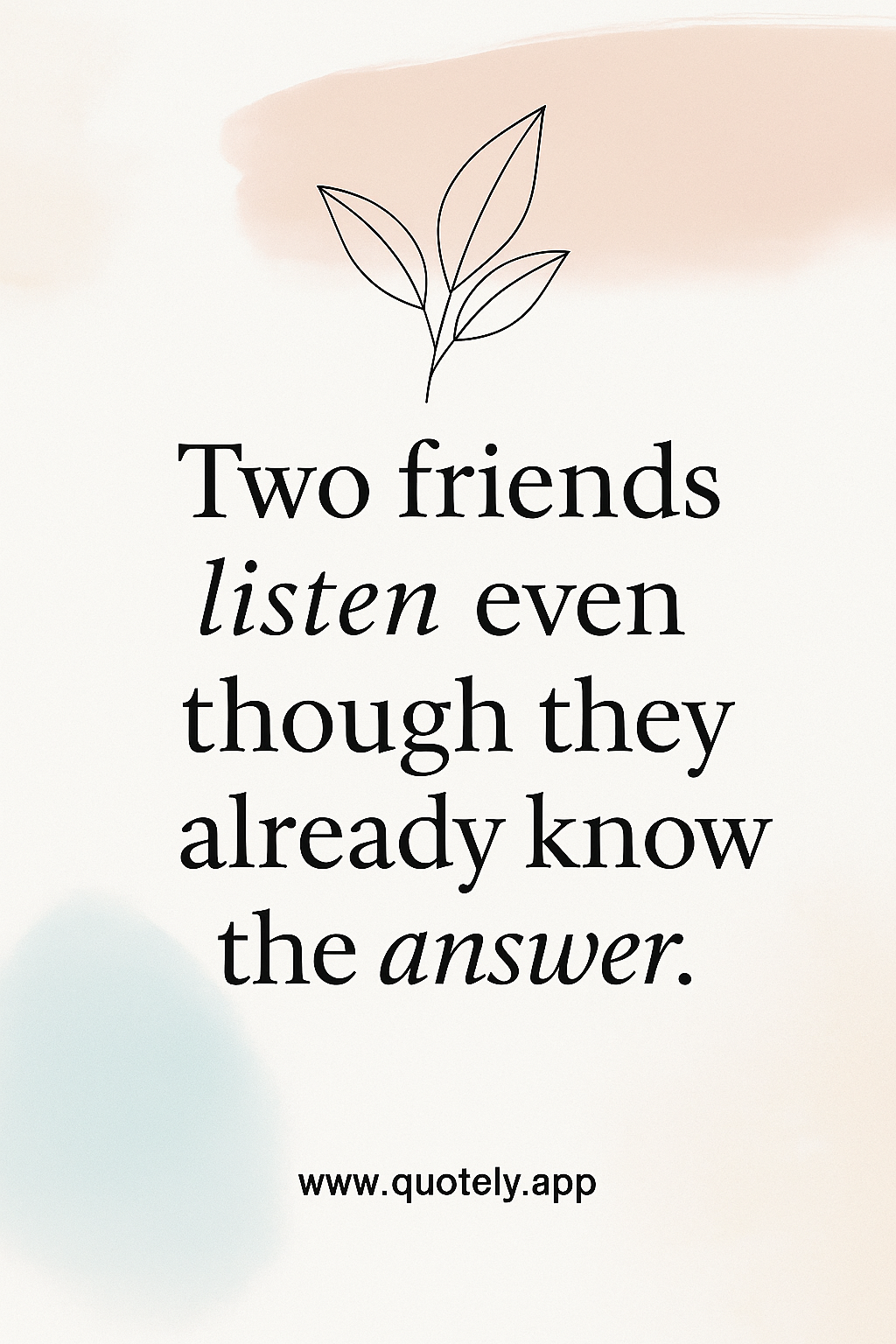 Quote about Friendship goals