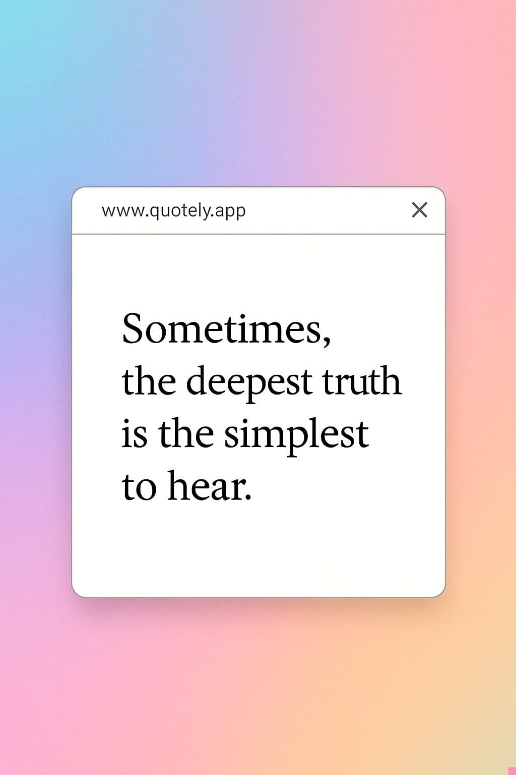 true quotes