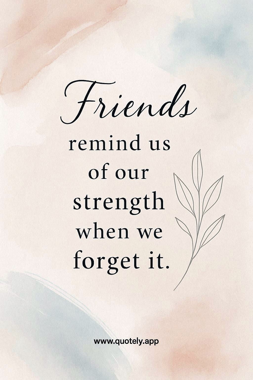 Quote about Forever friends