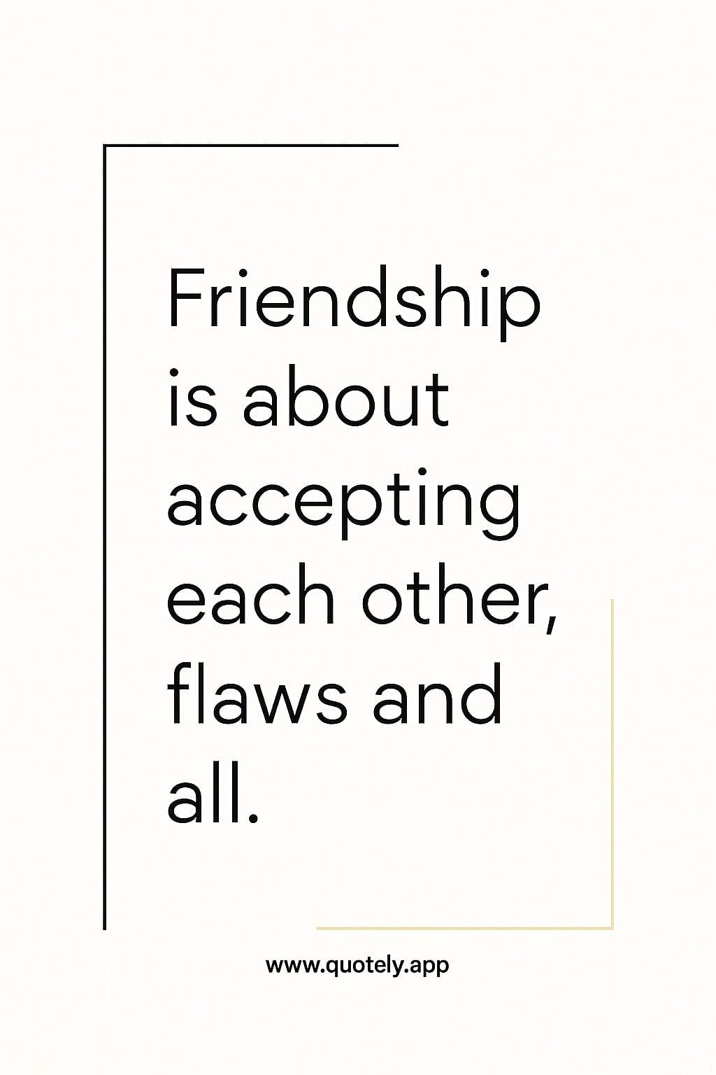 Friendship matters