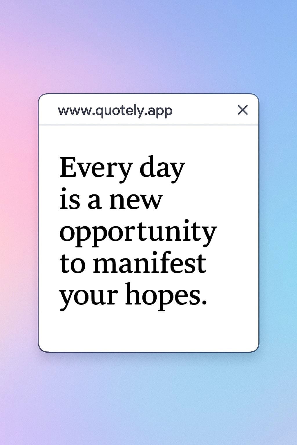 manifest your dreams quote