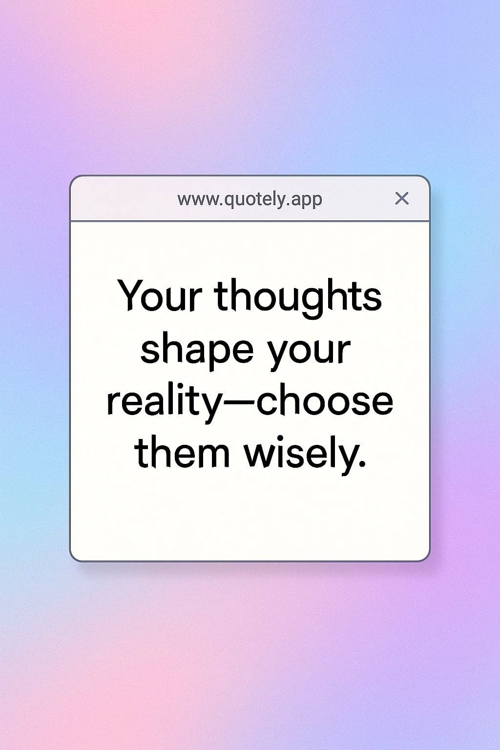 Power of belief