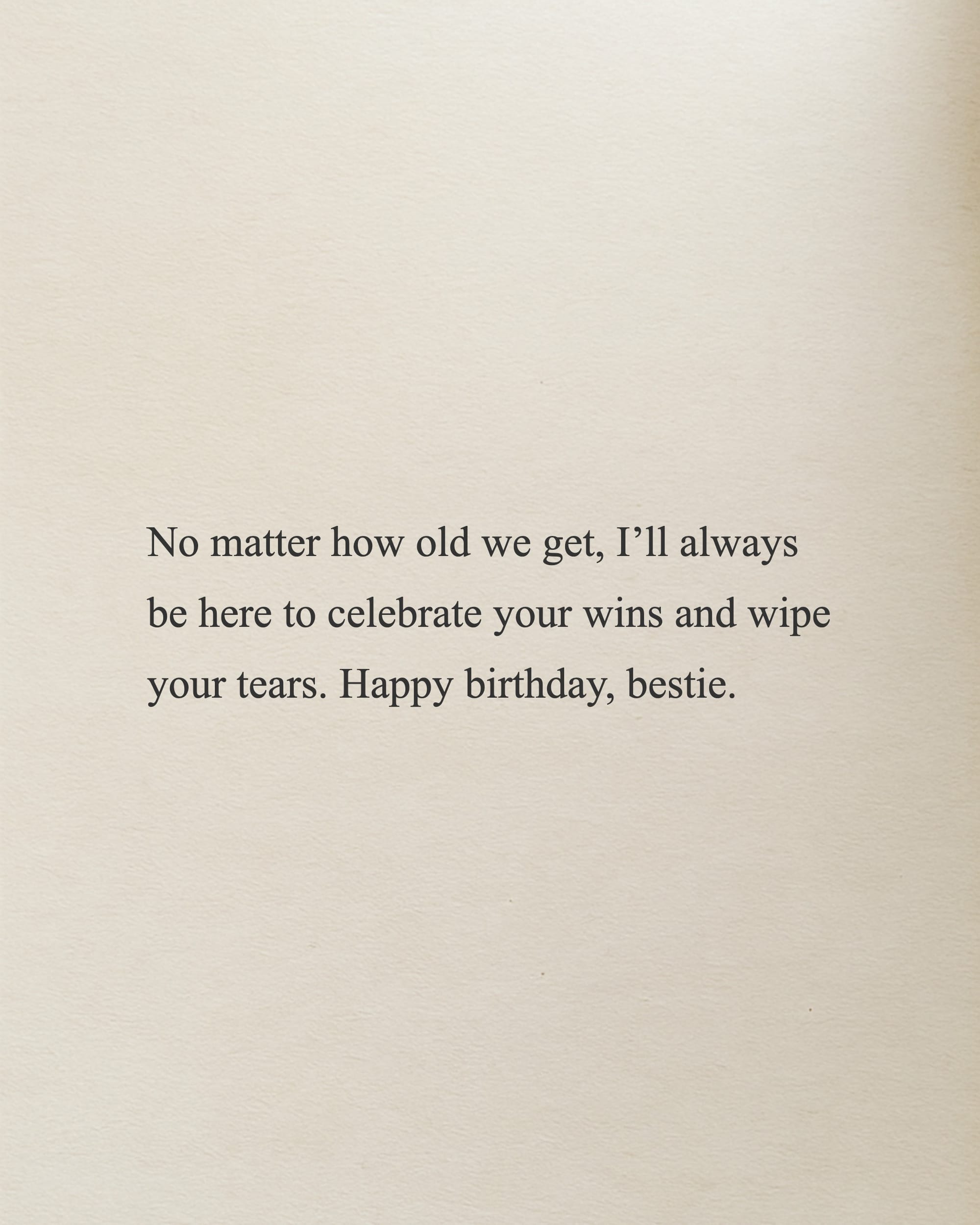 birthday message for close friend