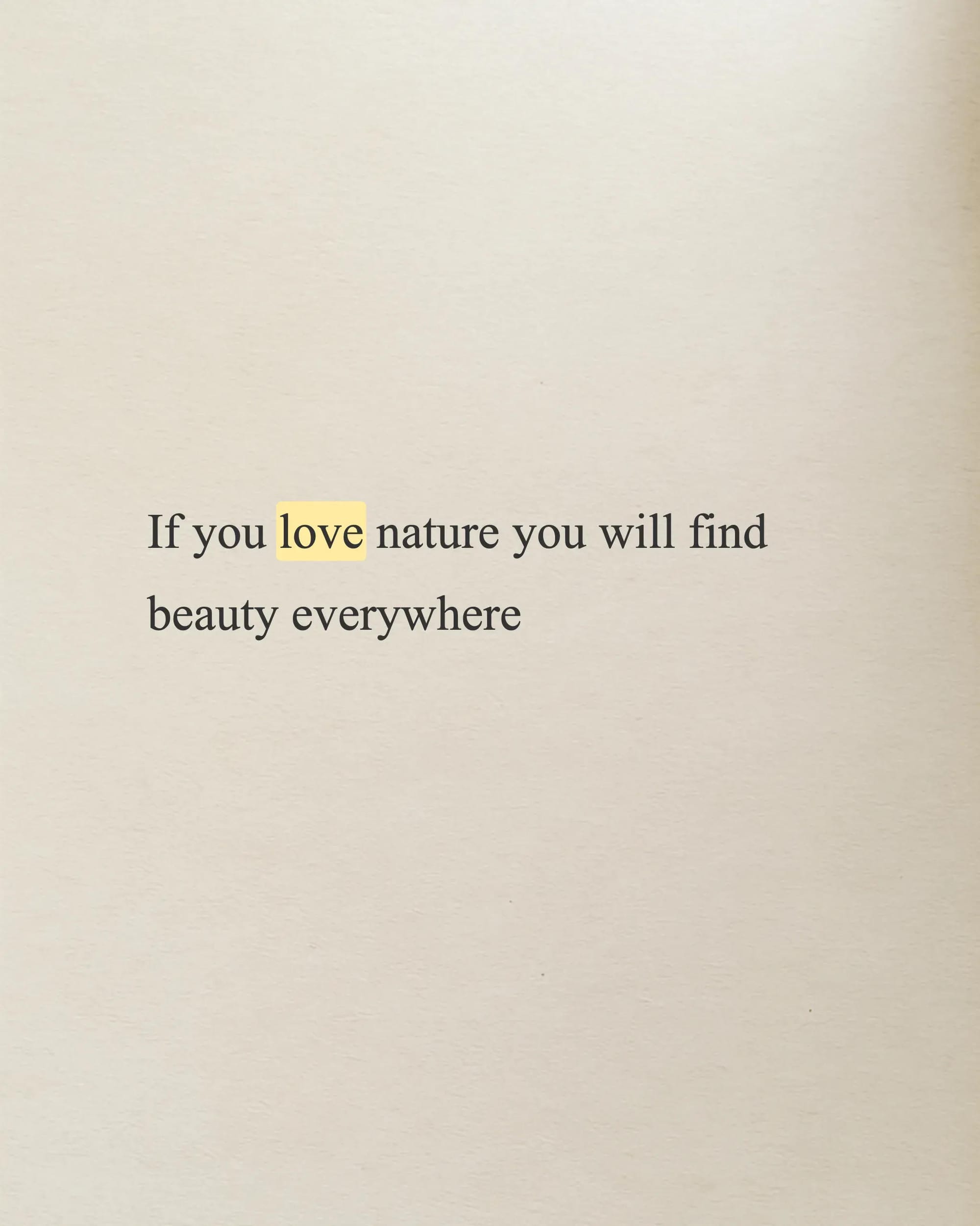 positive nature quotes